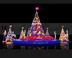 EFC主題開業圣誕美陳——城市生活家-EFC的藝術圣誕社區